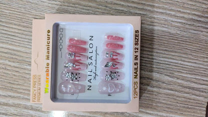 Professional Manicure Fake Nails - Pack of 10 for Endless Creativity