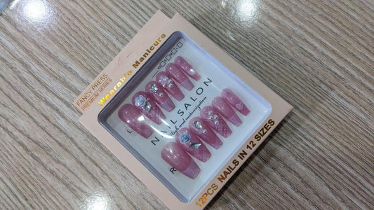Professional Manicure Fake Nails - Pack of 10 for Endless Creativity