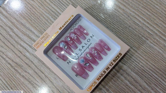 Professional Manicure Fake Nails - Pack of 10 for Endless Creativity