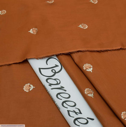 2 Pcs Women's Unstitched Embroidered Suit