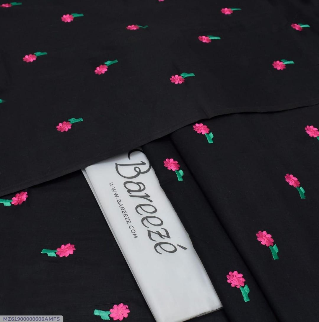 2 Pcs Women's Unstitched Embroidered Suit