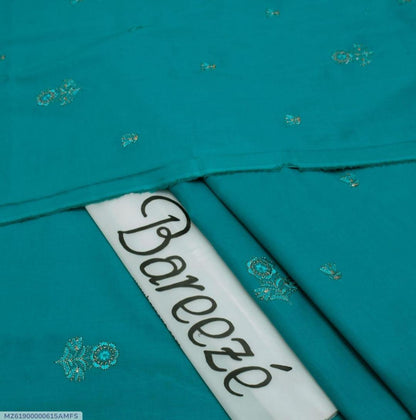 2 Pcs Women's Unstitched Embroidered Suit