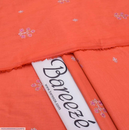 2 Pcs Women's Unstitched Embroidered Suit