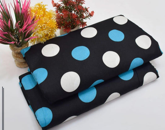 2 Pcs Women's Unstitched Printed Suit