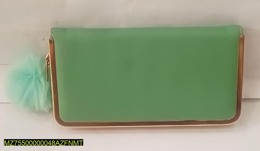 Women Leather Embroidered Clutch