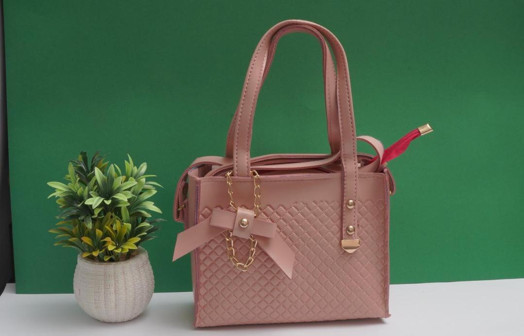 Chic Leather Textured Shoulder Bag for Girls - 1 Pc in Stylish Colors