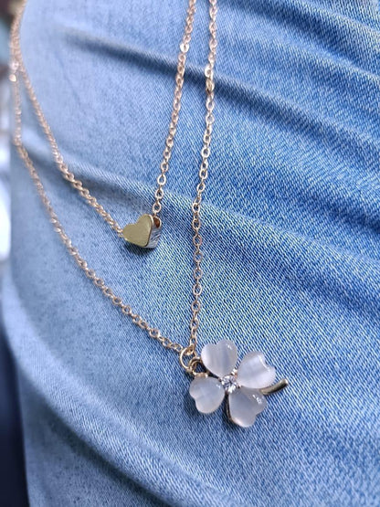 Elegant Silver Plated Sunflower Locket with Artificial Stones - 1 Pc