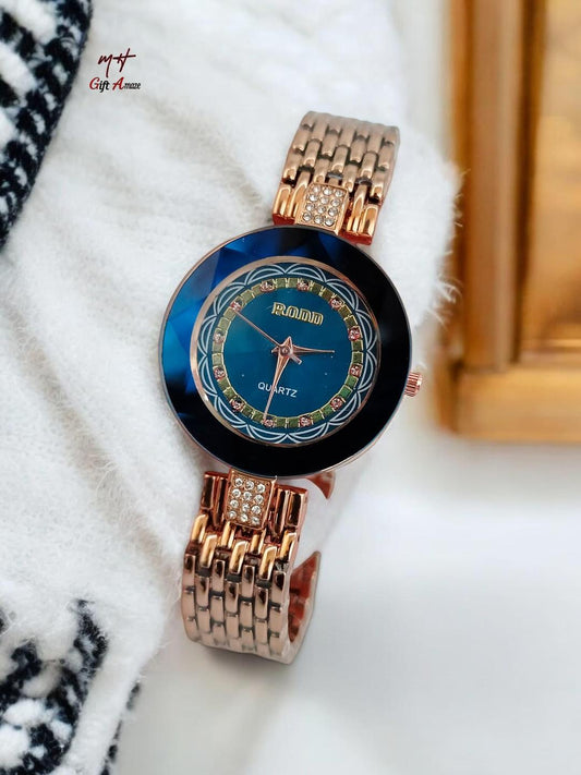 Women's Quartz Water Resistant Watch with Chain Strap - 1 Pc