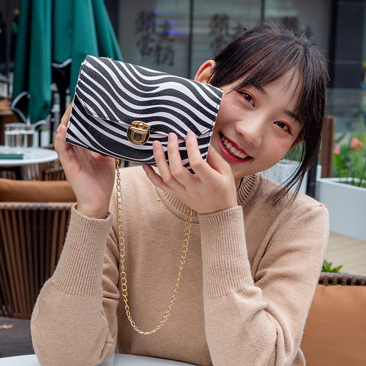 Bag Women's New 2022 Mini Leopard Print Bag Retro Chain Bag Shoulder Crossbody Bag