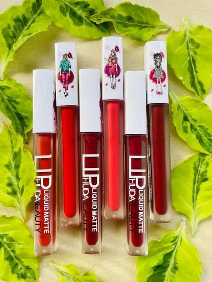 Multicolor High Pigmented Matte Lip Gloss - 3 Pcs Set