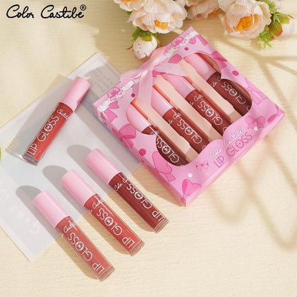 4 Pcs High Pigmented Multicolor Matte Lip Gloss Set