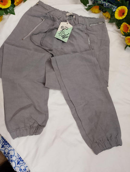 2 Pcs Women's Stitched Plain Jeans