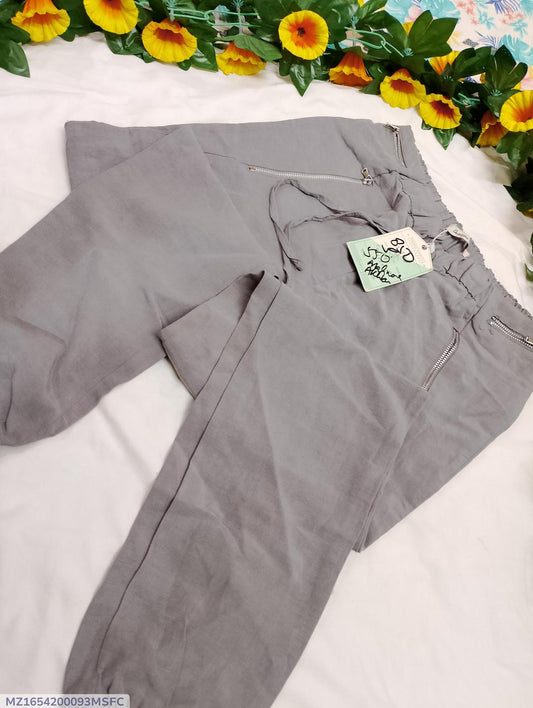 2 Pcs Women's Stitched Plain Jeans