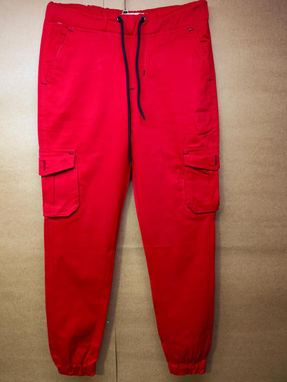 1 Pc Women's Stitched Plain Cargo Pants