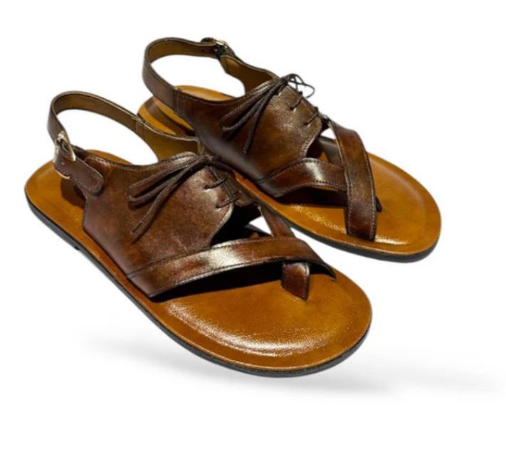 Men's Leather Semi-Formal Sandals