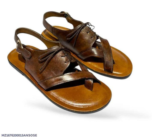 Men's Leather Semi-Formal Sandals