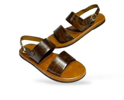 Men's Leather Semi-Formal Sandals