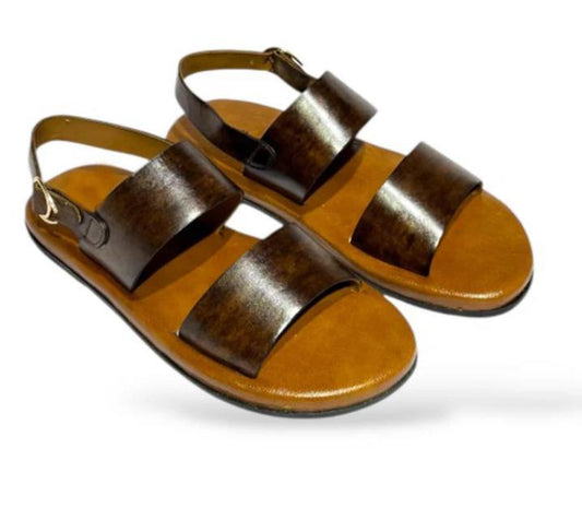 Men's Leather Semi-Formal Sandals