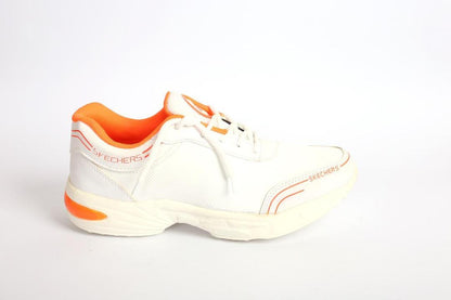 Men's White Synthetic Leather Casual Gripper - Perfect for Running & Everyday Wear