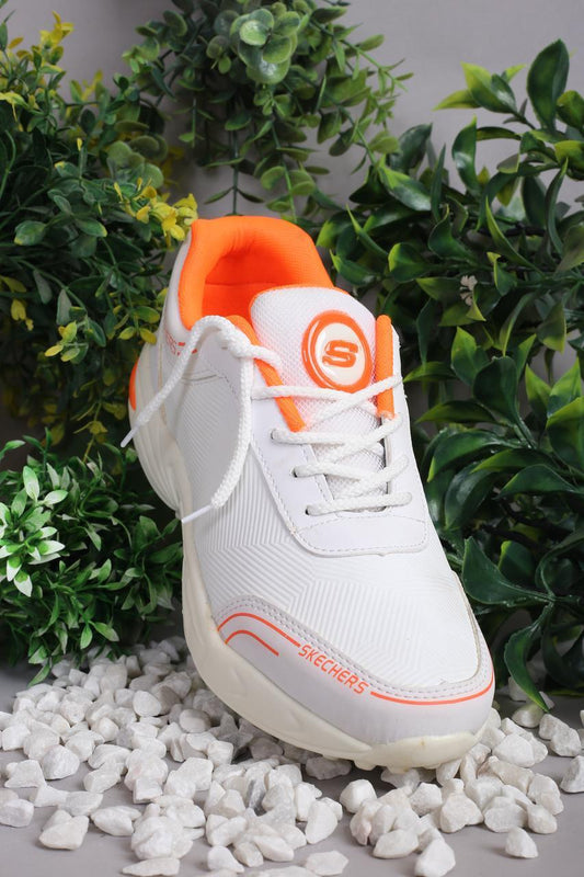 Men's White Synthetic Leather Casual Gripper - Perfect for Running & Everyday Wear