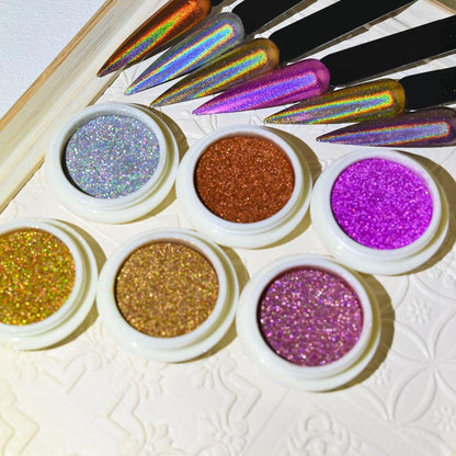12 Pcs Glitter Shimmer Eyeshadow