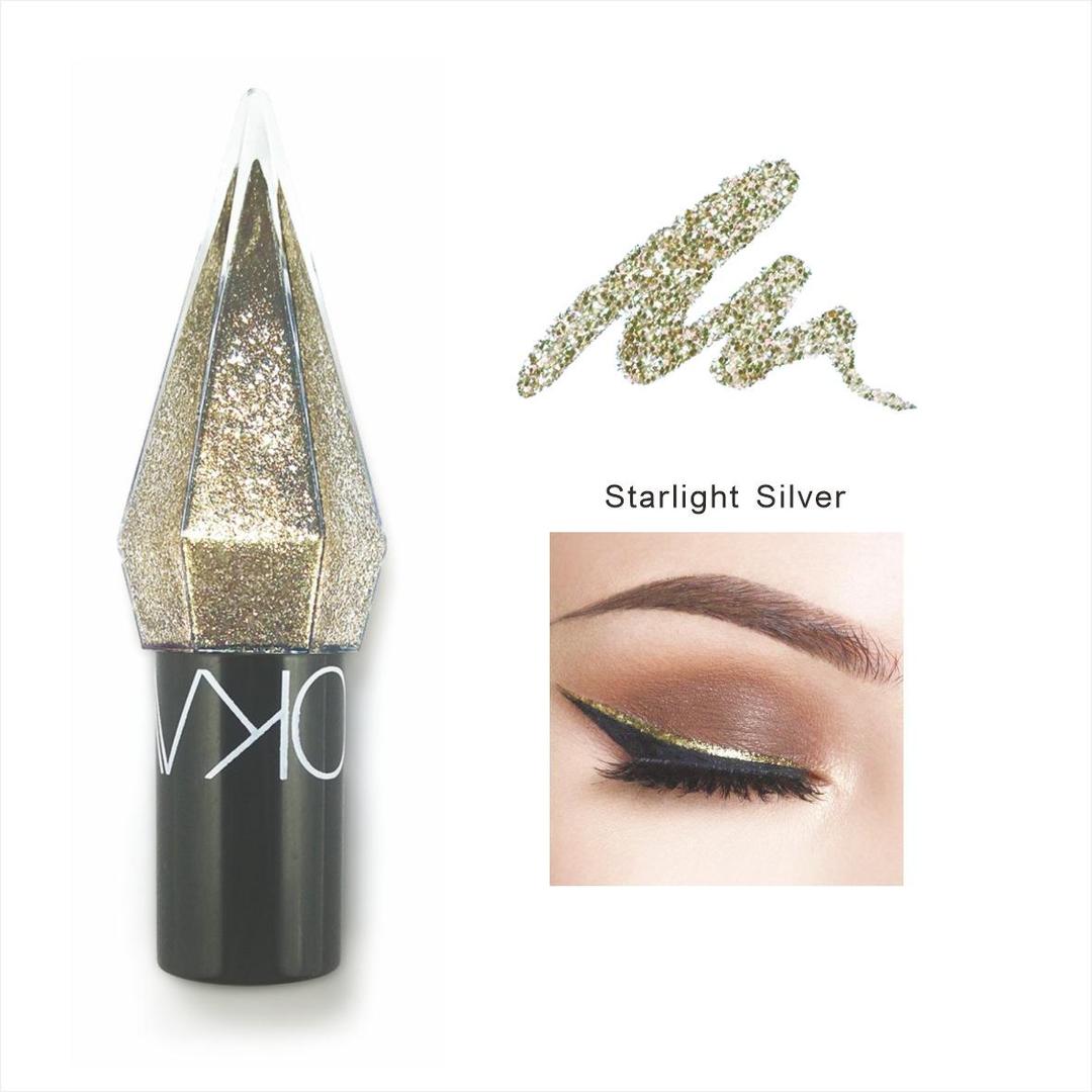 Glow Eyeliner Liquid Mini Five-color Shimmer Eyeshadow Paste Smooth Fine Brush Head Cross-border Beauty Makeup