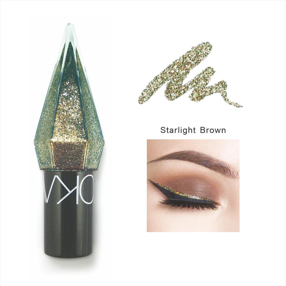 Glow Eyeliner Liquid Mini Five-color Shimmer Eyeshadow Paste Smooth Fine Brush Head Cross-border Beauty Makeup