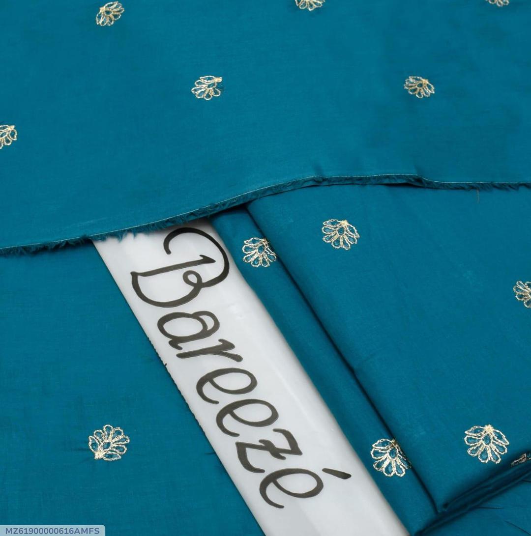 2 Pcs Women's Unstitched Embroidered Suit