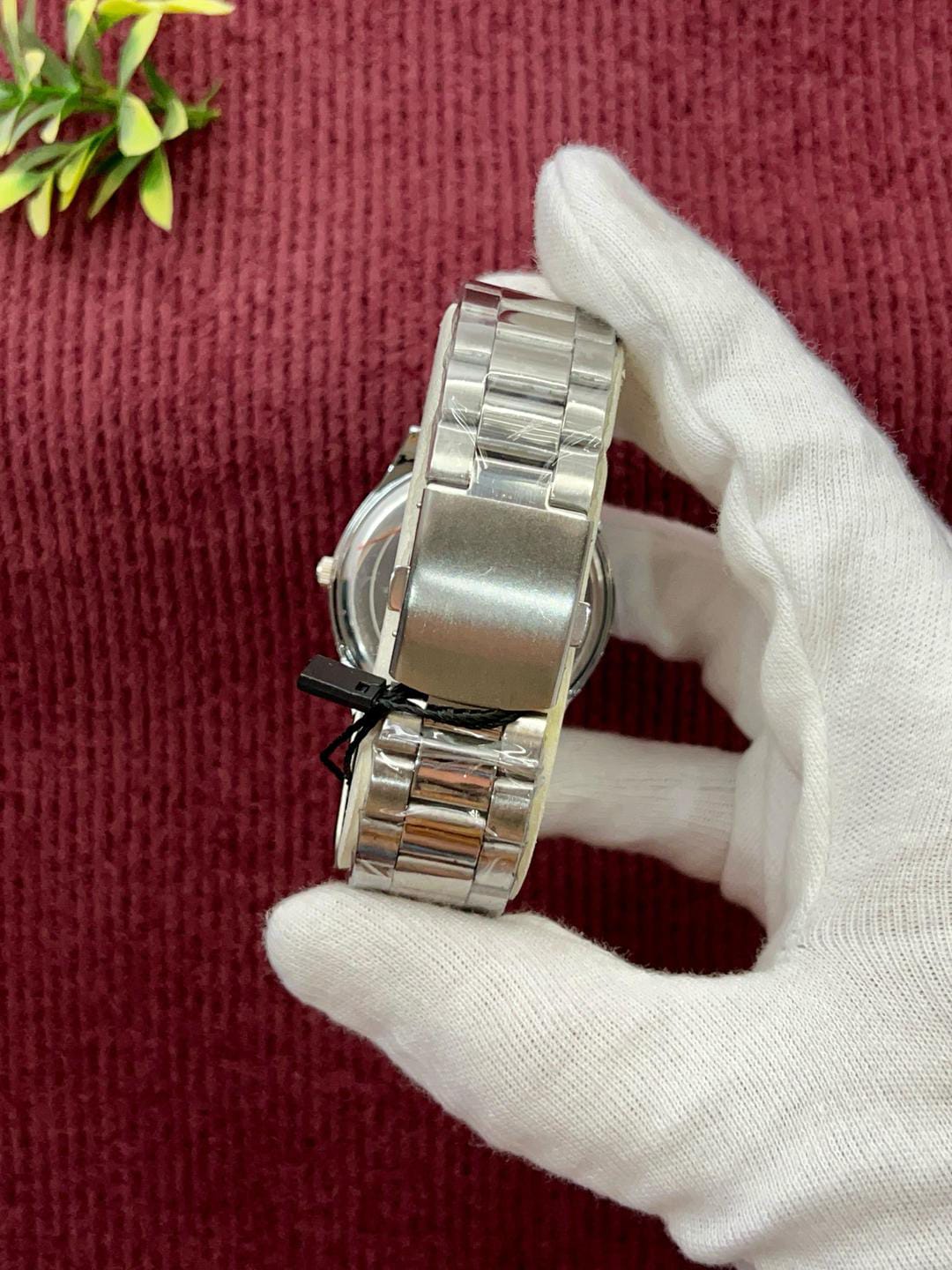 Men's Quartz Analog Watch - Stainless Steel Chain Strap, 1 Pc
